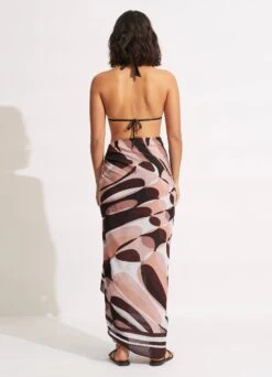 Poolside Pareo - Sepia 11 Poolside Pareo - Sepia -Fashion Swimwear Store 54720 SG Sepia 4