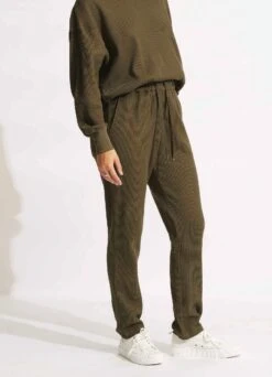 Waffle Pant - Moss 8 Waffle Pant - Moss -Fashion Swimwear Store 54726 PA Moss 3