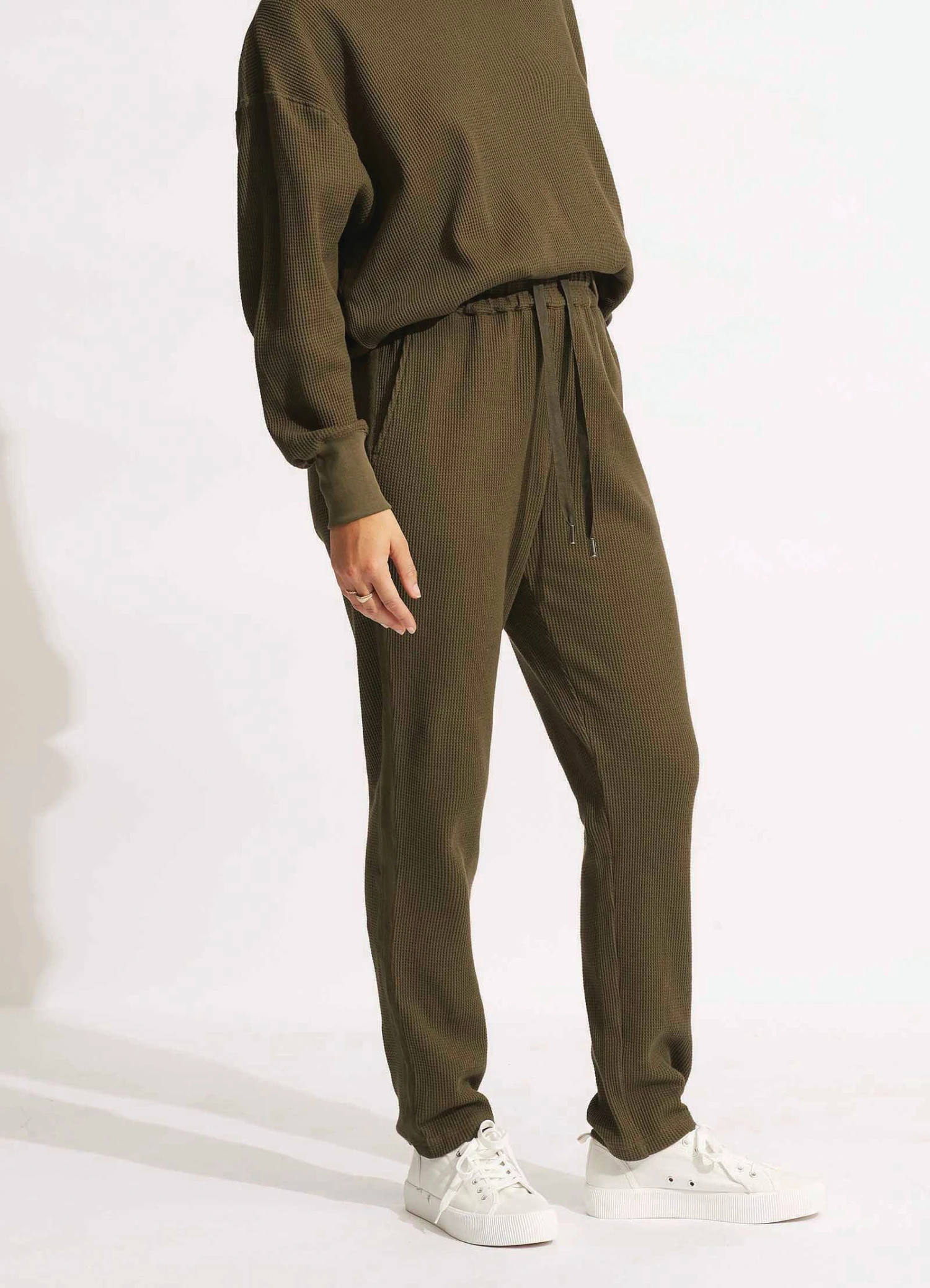 Waffle Pant - Moss 5 Waffle Pant - Moss - Image 3