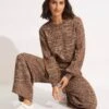 Maple Knit Pant- Sepia