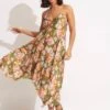 Paradise Garden Scarf Dress- Avocado -Fashion Swimwear Store 54730 DR Avocado 1