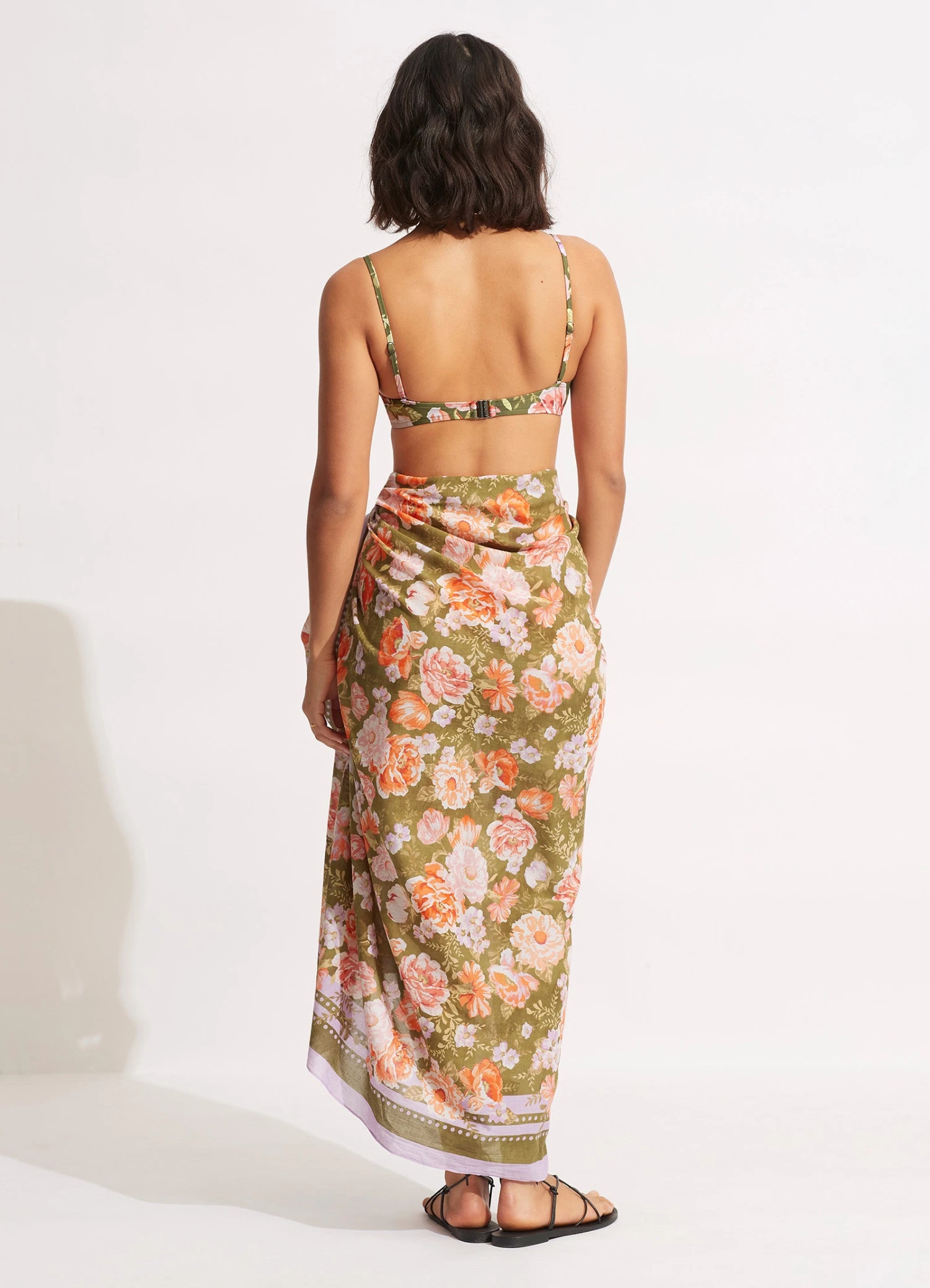 Paradise Garden Pareo - Avocado 6 Paradise Garden Pareo - Avocado - Image 4