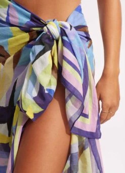 Tropfest Pareo - True Navy 11 Tropfest Pareo - True Navy -Fashion Swimwear Store 54744 SG True 20Navy 5