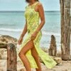 Islands Cover Up - Celery -Fashion Swimwear Store 54749 CU Celery 1