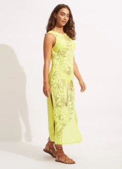 Islands Cover Up - Celery 12 Islands Cover Up - Celery -Fashion Swimwear Store 54749 CU Celery 4