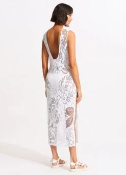 Islands Cover Up - White 9 Islands Cover Up - White -Fashion Swimwear Store 54749 CU White 5