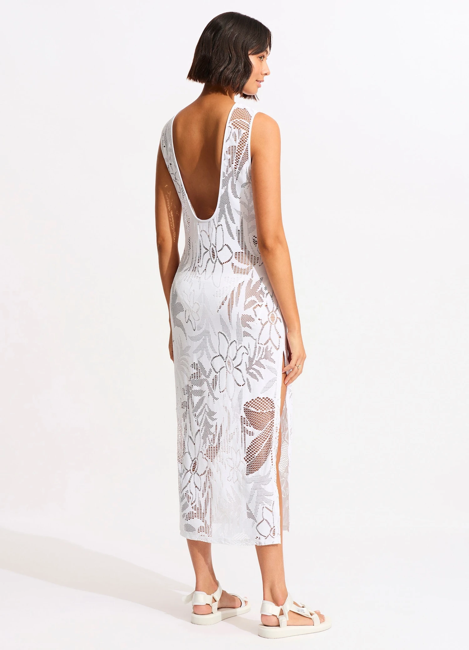 Islands Cover Up - White 5 Islands Cover Up - White - Image 3