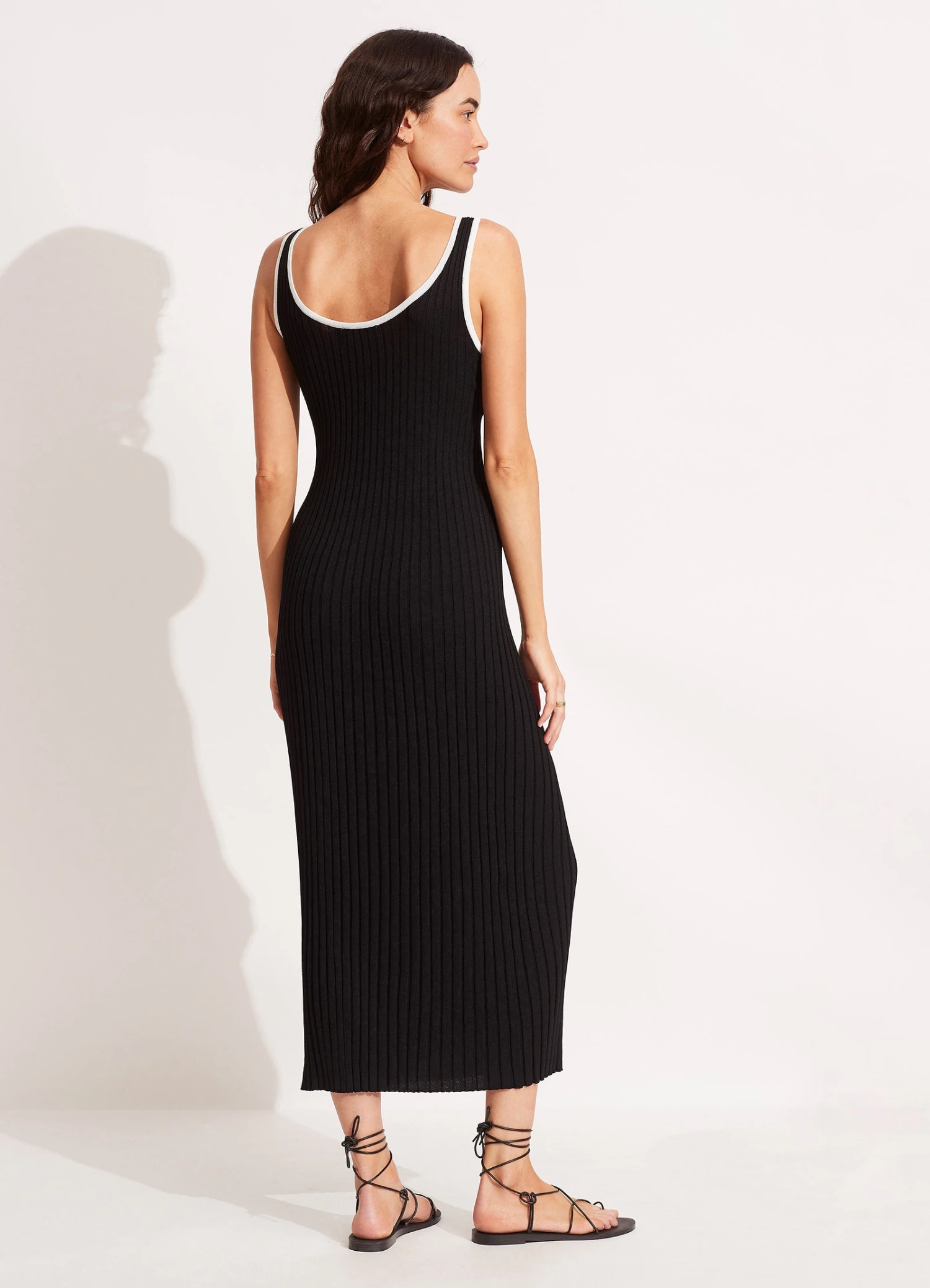 Coral Knit Dress - Black 6 Coral Knit Dress - Black - Image 4