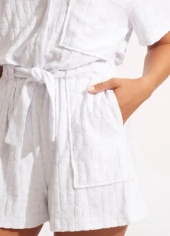 Capri Playsuit - White 14 Capri Playsuit - White -Fashion Swimwear Store 54773 PS White 6