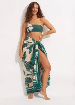 Fleur De Bloom Pareo - Evergreen 9 Fleur De Bloom Pareo - Evergreen -Fashion Swimwear Store 54783 SG Evergreen 1