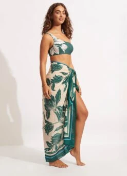 Fleur De Bloom Pareo - Evergreen 11 Fleur De Bloom Pareo - Evergreen -Fashion Swimwear Store 54783 SG Evergreen 3