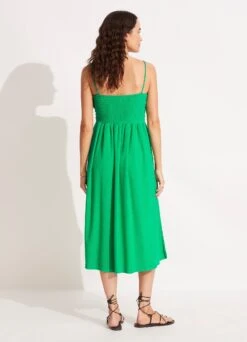 Terry Midi Dress - Green 13 Terry Midi Dress - Green -Fashion Swimwear Store 54791 DR Green 5