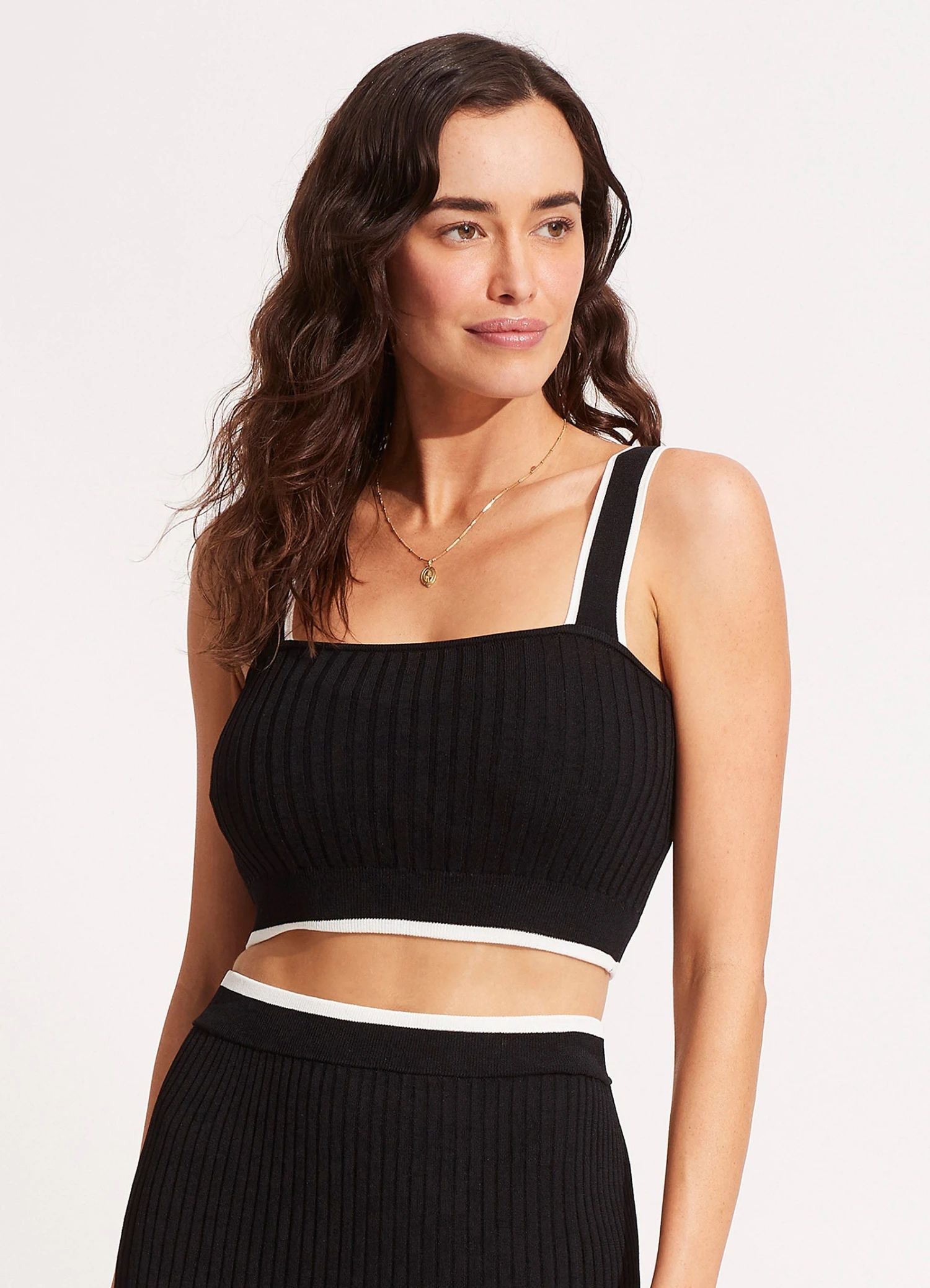 Coral Knit Top - Black 4 Coral Knit Top - Black - Image 2