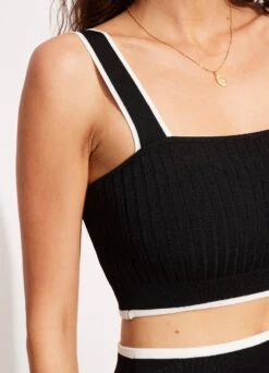 Coral Knit Top - Black 11 Coral Knit Top - Black -Fashion Swimwear Store 54813 KN Black 5