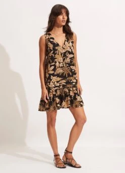 Castaway Cover Up - Black -Fashion Swimwear Store 54827 CU Black 3