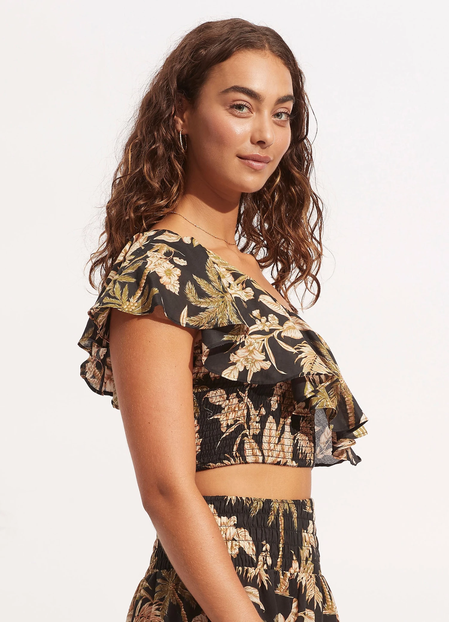 Castaway One Shoulder Top - Black 5 Castaway One Shoulder Top - Black - Image 3