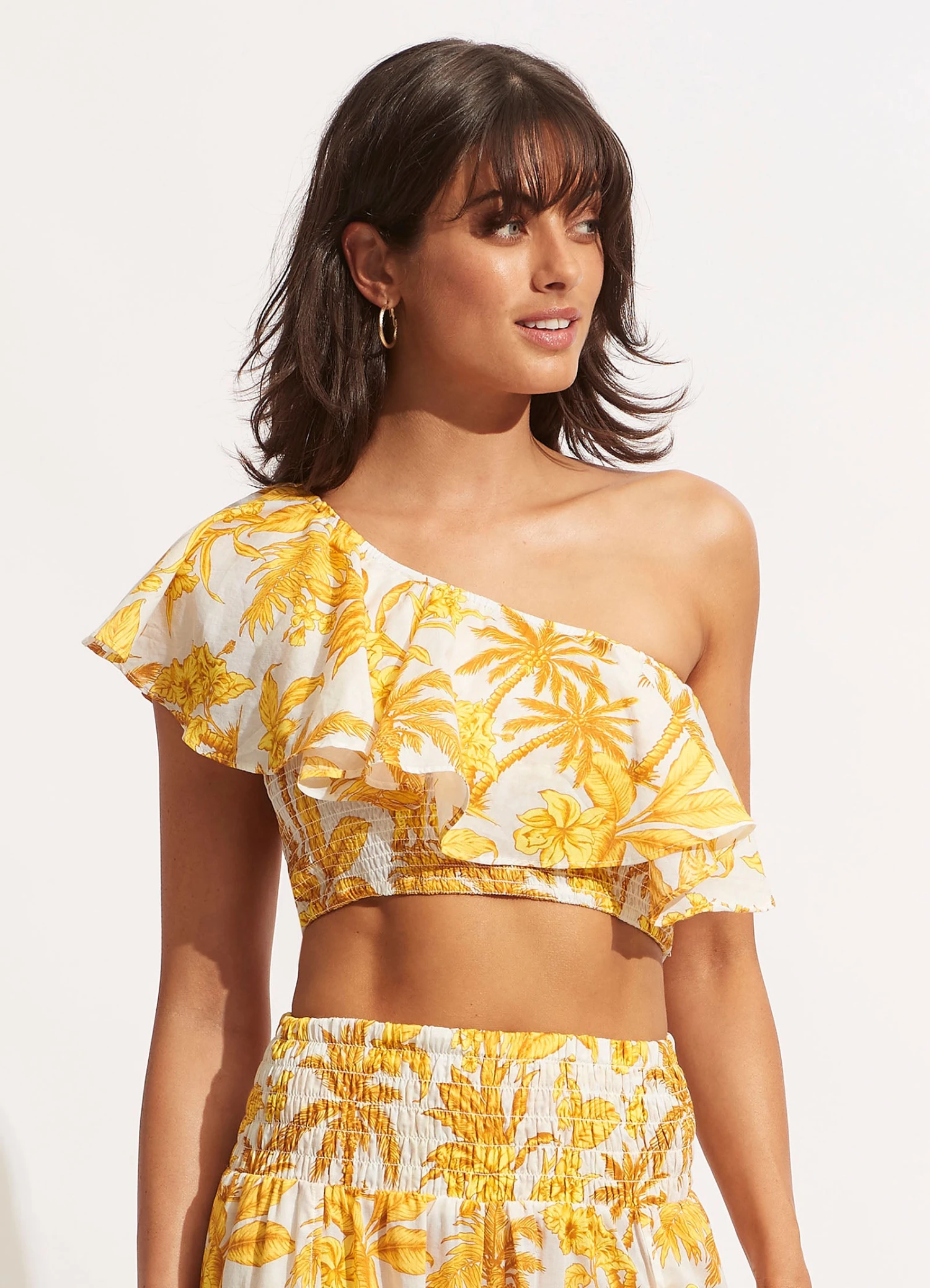 Castaway One Shoulder Top - Tuscan Sun 5 Castaway One Shoulder Top - Tuscan Sun - Image 3
