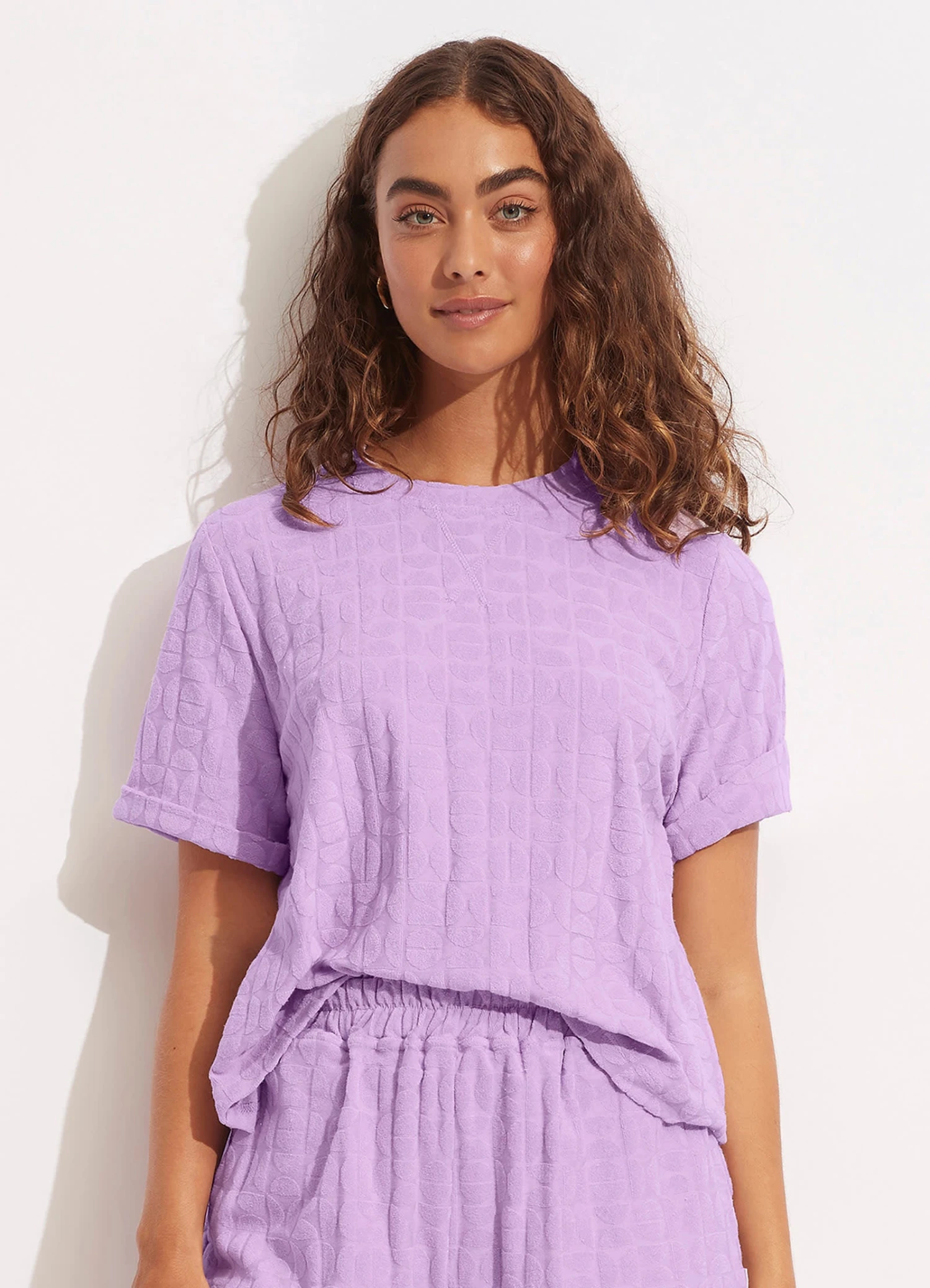 Capri Terry Tee - Wild Rose 3 Capri Terry Tee - Wild Rose
