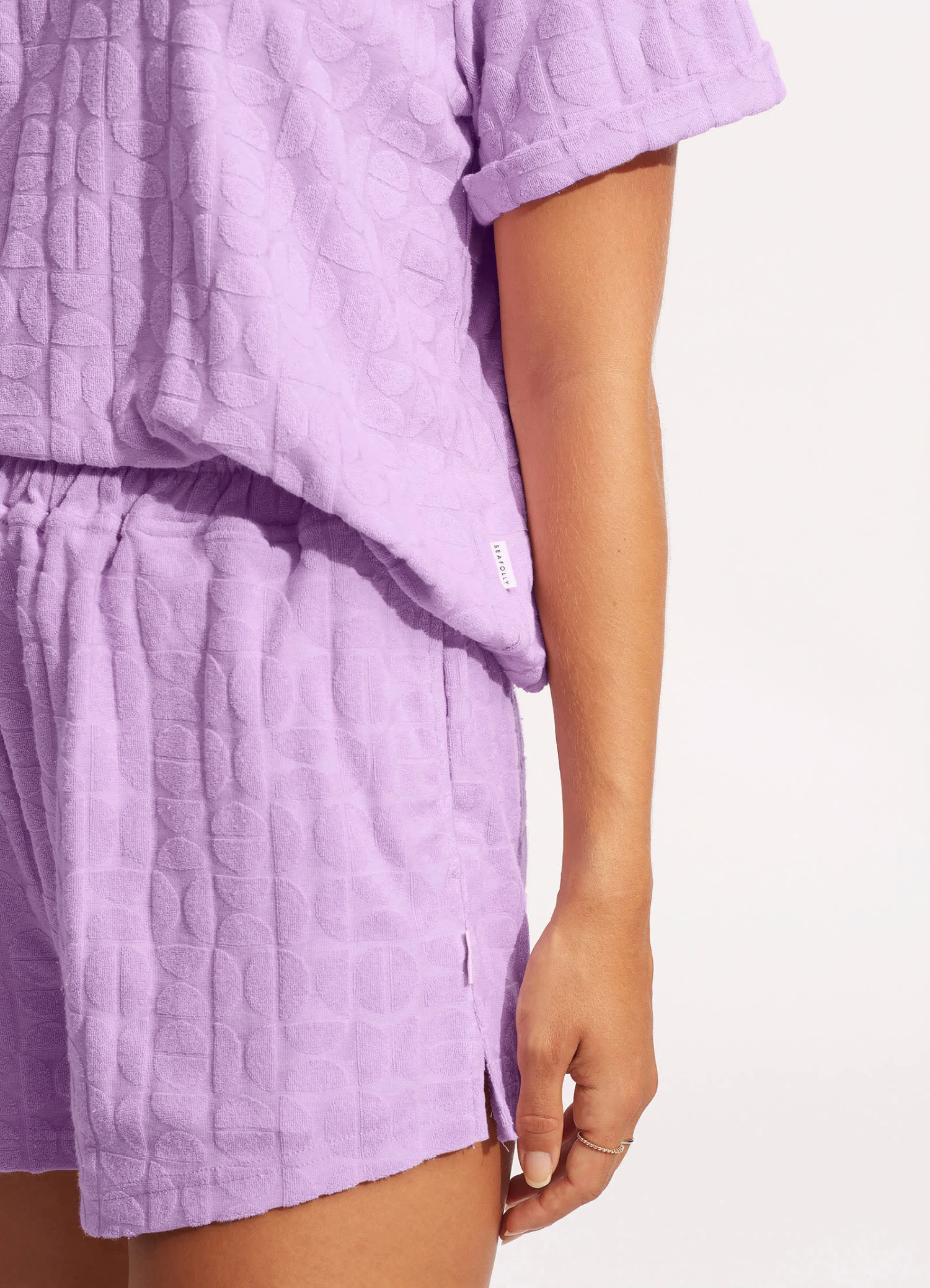 Capri Terry Tee - Wild Rose 7 Capri Terry Tee - Wild Rose - Image 5