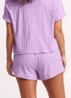 Capri Terry Short - Wild Rose 10 Capri Terry Short - Wild Rose -Fashion Swimwear Store 54839 SH WildRose 4