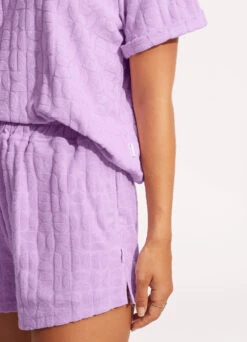 Capri Terry Short - Wild Rose 11 Capri Terry Short - Wild Rose -Fashion Swimwear Store 54839 SH WildRose 5