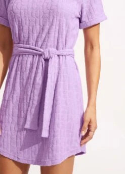 Capri Terry Dress - Wild Rose -Fashion Swimwear Store 54840 DR WildRose 5