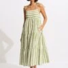 Cabana Tier Maxi - Olive Green 1 Cabana Tier Maxi - Olive Green -Fashion Swimwear Store 54860 DR OliveGreen 3