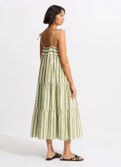 Cabana Tier Maxi - Olive Green -Fashion Swimwear Store 54860 DR OliveGreen 5