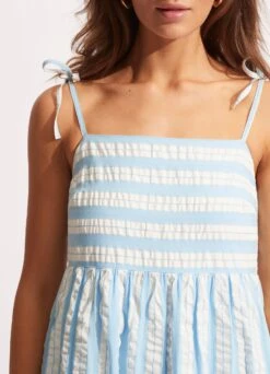 Cabana Tier Maxi - Powder Blue -Fashion Swimwear Store 54860 DR PowderBlue 6