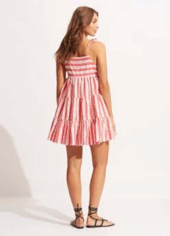 Cabana Mini Dress - Sun Kissed Coral -Fashion Swimwear Store 54861 DR SunKisdCrl 4