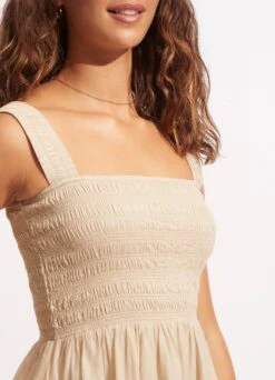 Faithful Mini Dress - Natural -Fashion Swimwear Store 54866 DR Natural 5