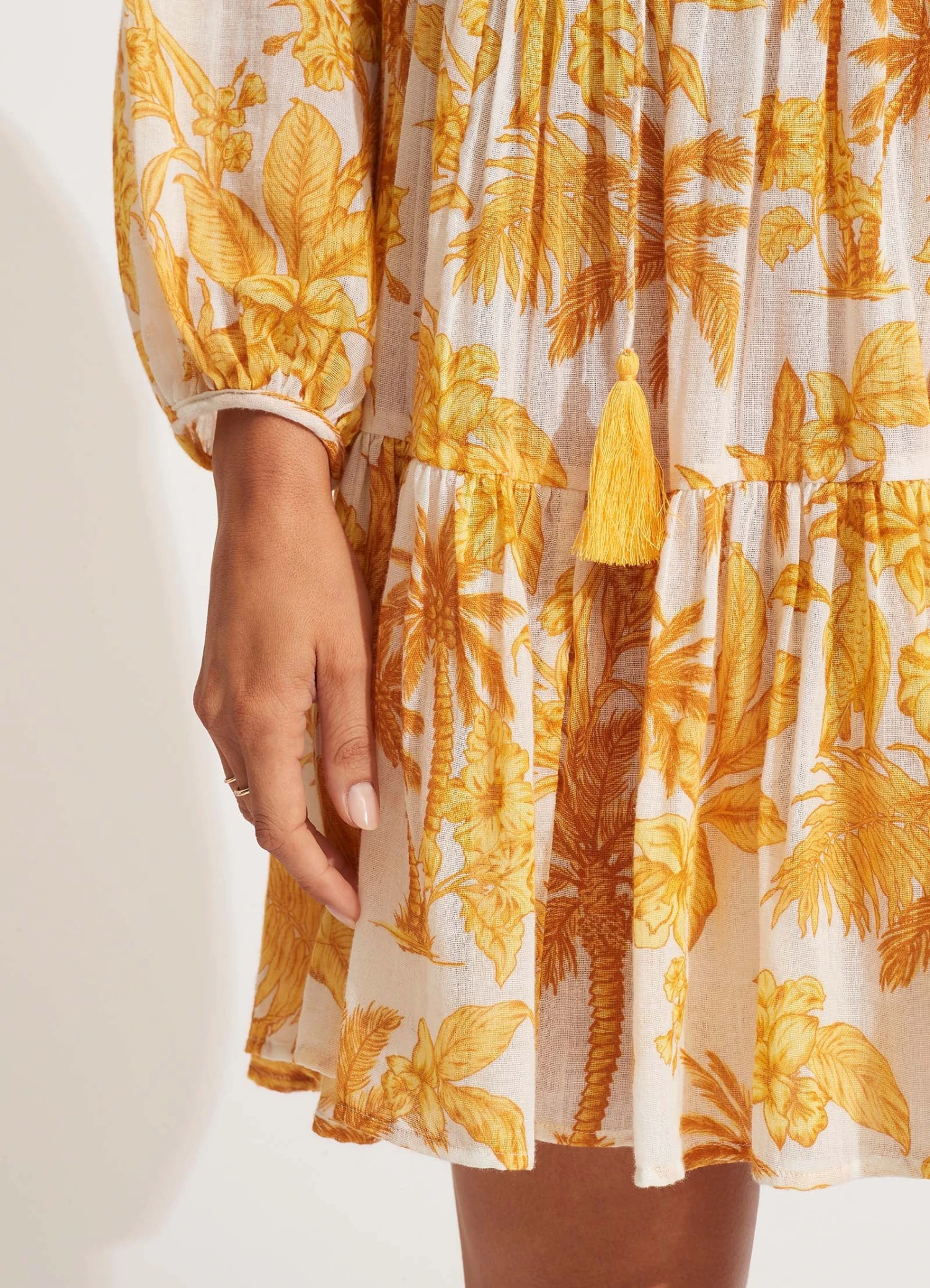 Castaway Tier Dress - Tuscan Sun 7 Castaway Tier Dress - Tuscan Sun - Image 5