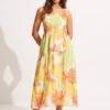 Palm Springs Midi Dress - Lime Light 2 Palm Springs Midi Dress - Lime Light -Fashion Swimwear Store 54873 DR Limelight 3