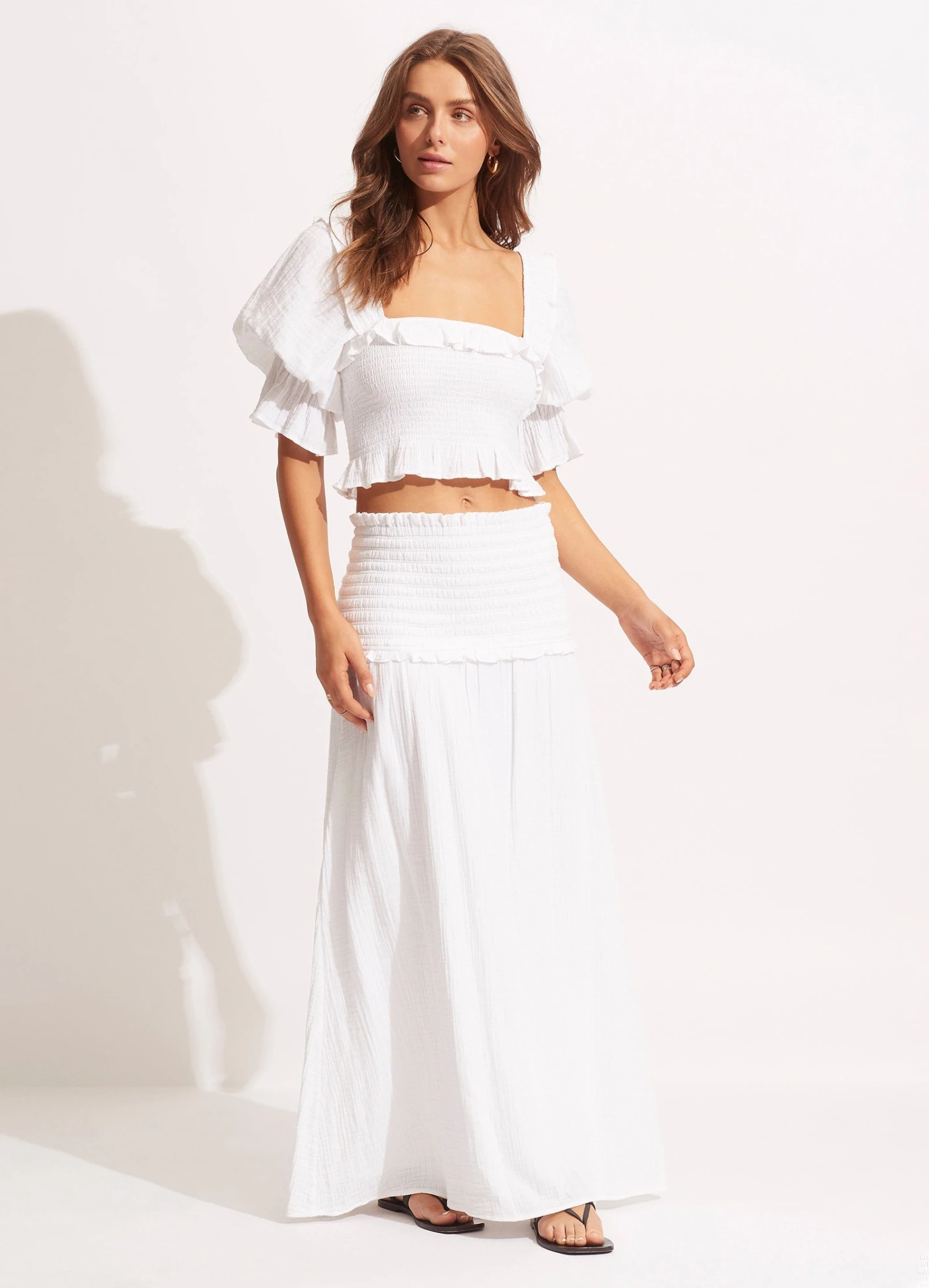 Caspian Strapless Dress/Skirt- White 3 Caspian Strapless Dress/Skirt- White