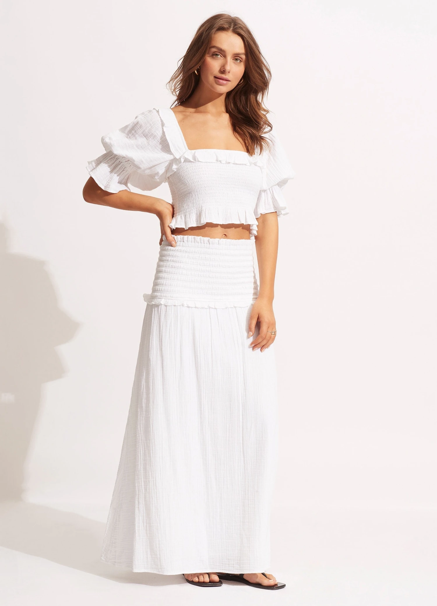 Caspian Strapless Dress/Skirt- White 5 Caspian Strapless Dress/Skirt- White - Image 3