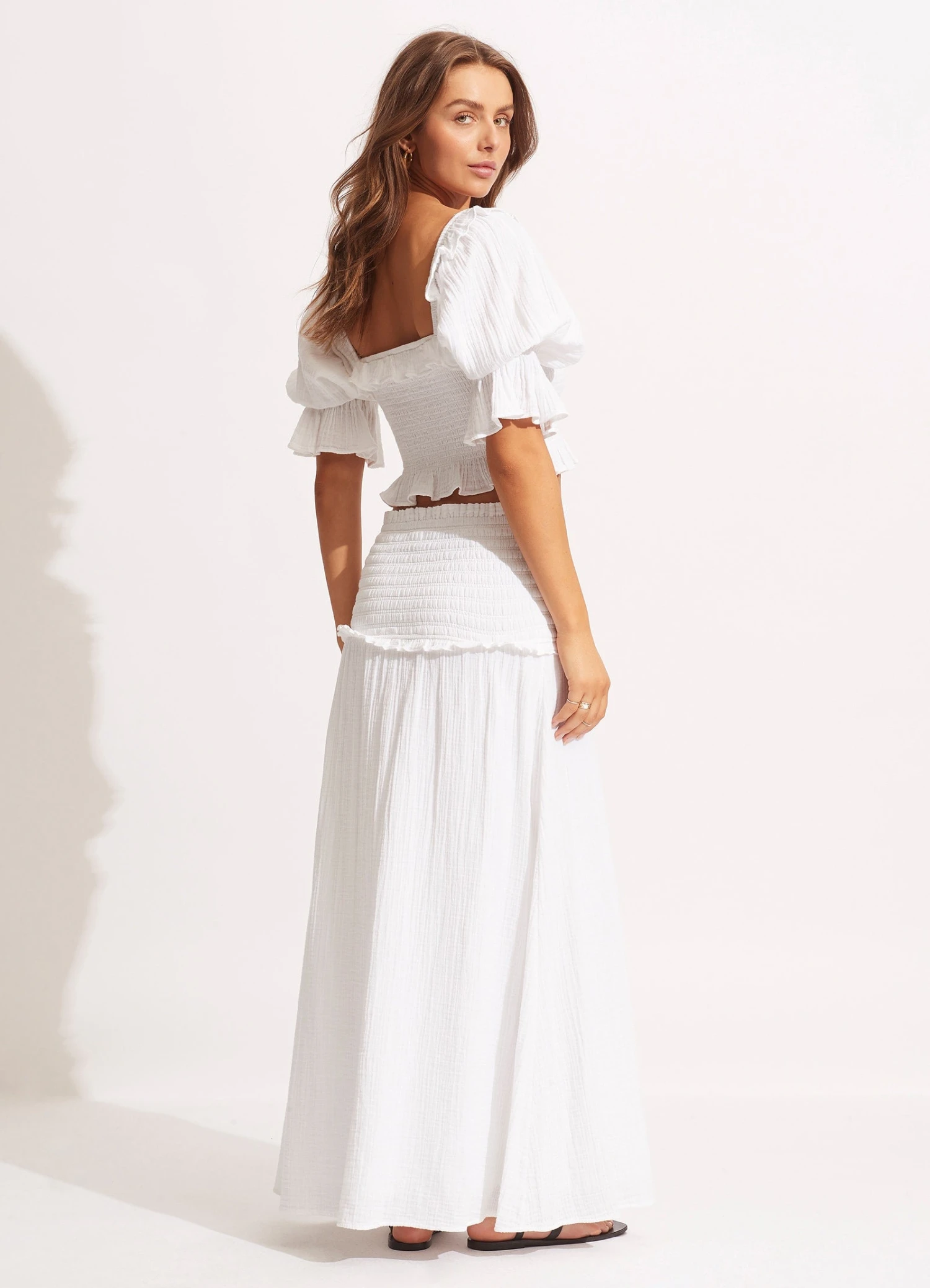 Caspian Strapless Dress/Skirt- White 6 Caspian Strapless Dress/Skirt- White - Image 4