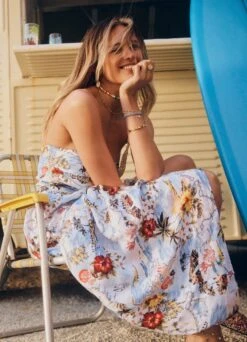 Coast To Coast Midi - Powder Blue 13 Coast To Coast Midi - Powder Blue -Fashion Swimwear Store 54888 DR PowderBlue 7