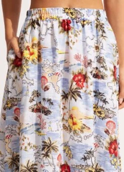 Coast To Coast Skirt - Powder Blue -Fashion Swimwear Store 54890 SK PowderBlue 7