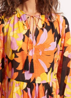 Palm Springs Tier Dress - Black -Fashion Swimwear Store 54913 DR Black 6