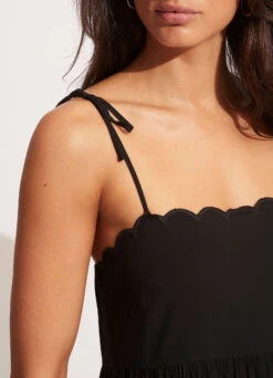 Gia Scallop Midi - Black 12 Gia Scallop Midi - Black -Fashion Swimwear Store 54917 DR Black 6