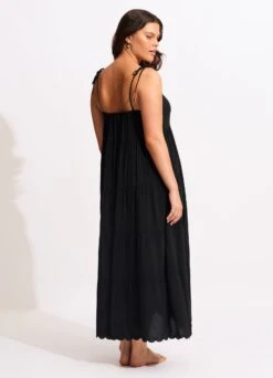 Gia Scallop Midi - Black 13 Gia Scallop Midi - Black -Fashion Swimwear Store 54917 DR Black 7