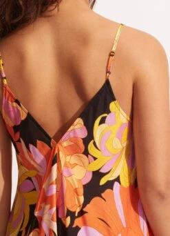 Palm Springs Scarf Dress - Black -Fashion Swimwear Store 54926 DR Black 7