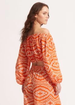 Zanzibar Crop Top - Mandarin 13 Zanzibar Crop Top - Mandarin -Fashion Swimwear Store 54953 TO Mandarin 6