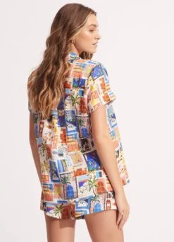 On Vacation Short - Azure -Fashion Swimwear Store 54967 SH Azure 6