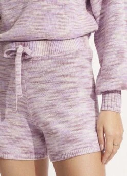 Marl Knit Short - Lilac -Fashion Swimwear Store 54999 KN Lilac 7