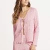 Crochet Tie Knit Top - Parfait Pink 2 Crochet Tie Knit Top - Parfait Pink -Fashion Swimwear Store 55004 KN ParfaitPnk 4