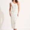 Crochet Knit Dress - White -Fashion Swimwear Store 55024 KN White 3
