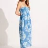 Tie Dye Maxi Skirt/Dress - Azure 1 Tie Dye Maxi Skirt/Dress - Azure -Fashion Swimwear Store 55025 DR Azure 1