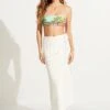 Crochet Wrap Skirt - White 2 Crochet Wrap Skirt - White -Fashion Swimwear Store 55035 KN White 3