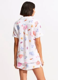 Under The Sea Beach Short - White -Fashion Swimwear Store 55078 SH White 6